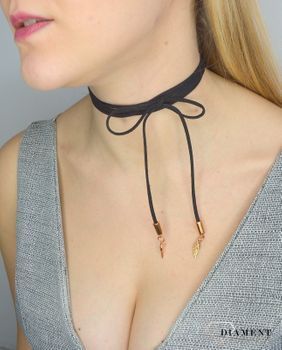 Naszyjnik choker damski czarny By Dziubeka NIL2005 (2).JPG